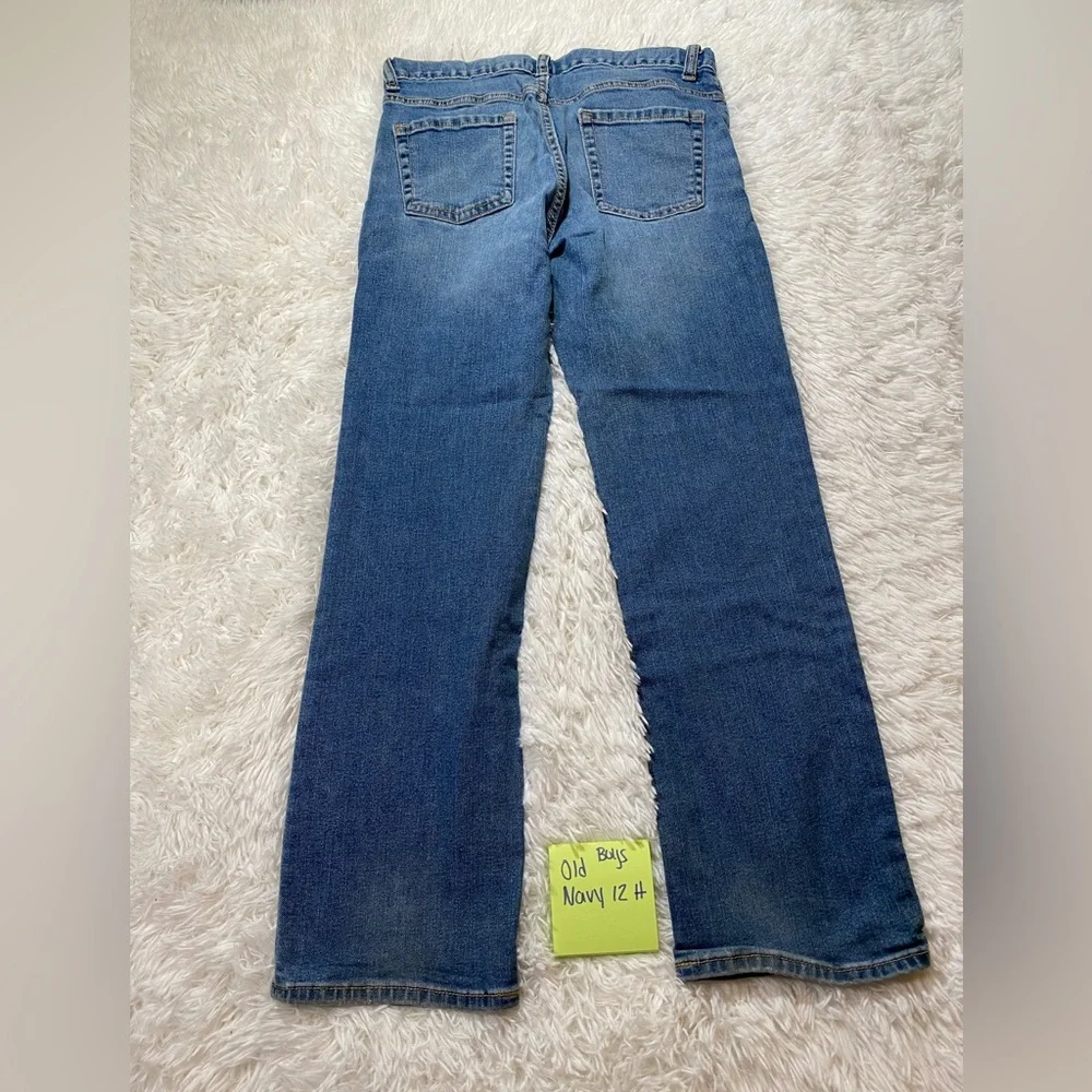 Old Navy Jeans Bigger Boys Husky Jeans Straight style size 12 H adjustable waist